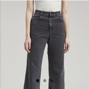 Rachel Comey Legion Jeans in washed black.